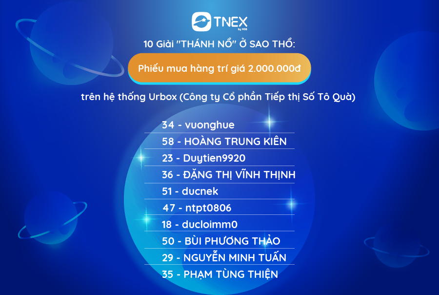 giải thưởng Ngân hà quà chất tháng 11